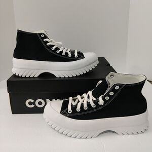 Ladies Converse Chuck Taylor All Star Lugged 2.0 High Black White